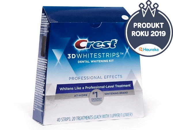 Bieliace pásiky Crest 3D White Professional Effects - Celé balenie