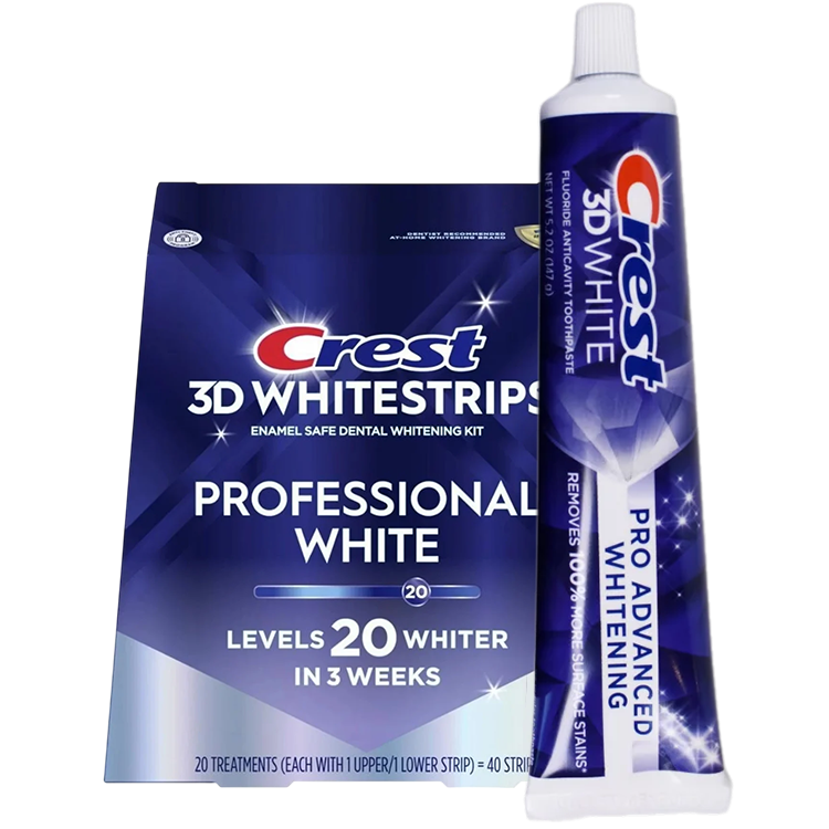 SET Crest Professional White + Bieliaca pasta