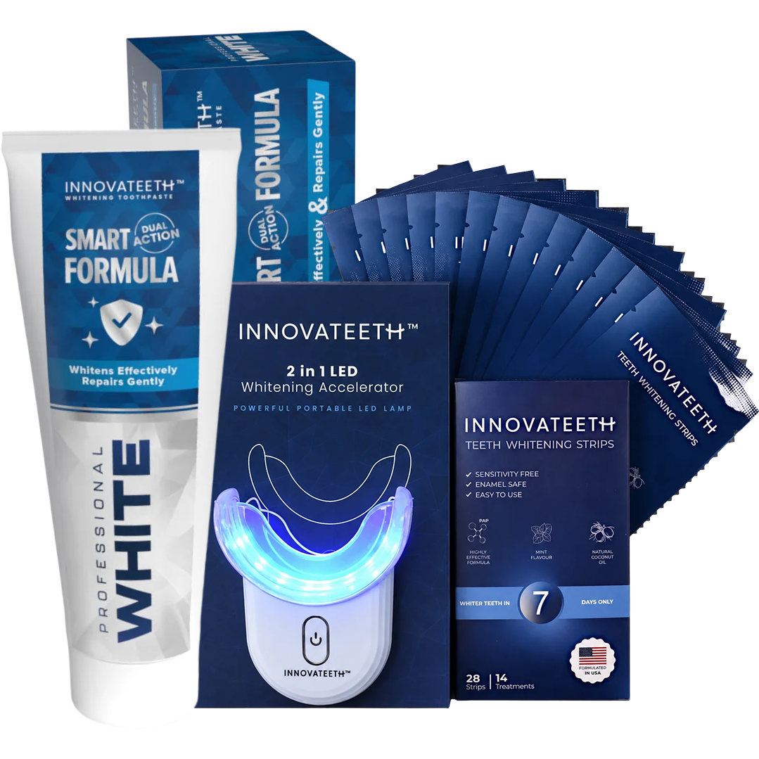 SET Innovateeth Opasky + Bieliaca pasta + LED